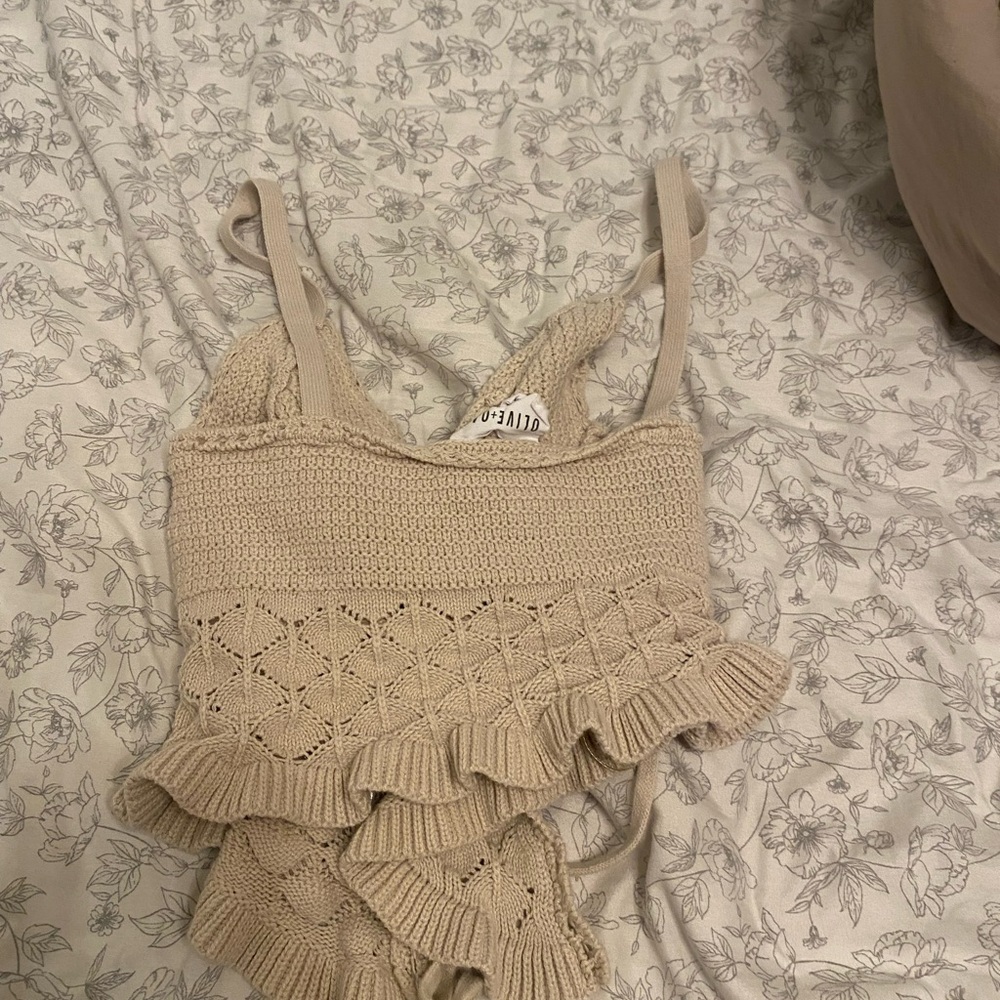 Olive and Oak crochet top